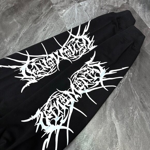 Vetements Black Printed Hoodie - Picture 7 of 9